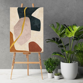 The Geometric Abstract Series | Handmade Painting | Wall Art