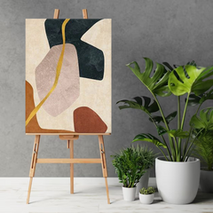 The Geometric Abstract Series | Handmade Painting | Wall Art