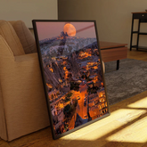 The Sunset in Cappadocia, Turkey Canvas Frames Wall Art