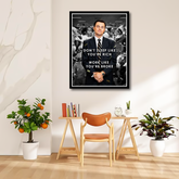 "The Wolf of Wall Street Motivational" Canvas | Wall Art