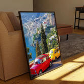 Vintage Italian Cars Canvas Frames Wall Art