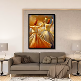 Whirling Dervishes Dance Canvas Frames | Wall Art
