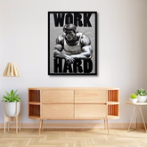 Work Hard Canvas Frame | Wall Art