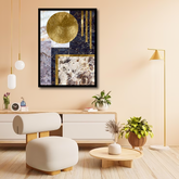 Nordic Modern Geometric Canvas Frames | Wall Art