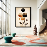 Stunning Abstract Flowers Frame Wall Art