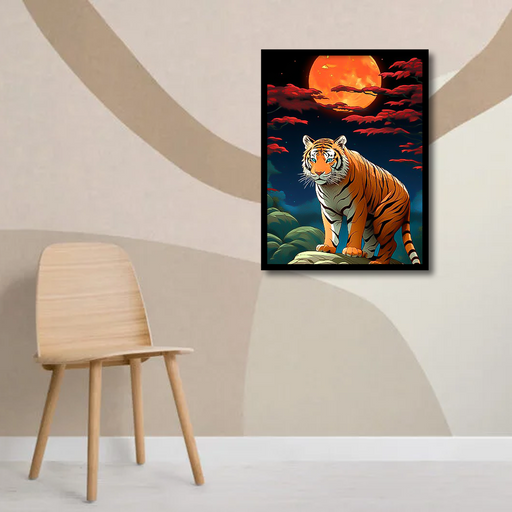 Tiger Abstract Art