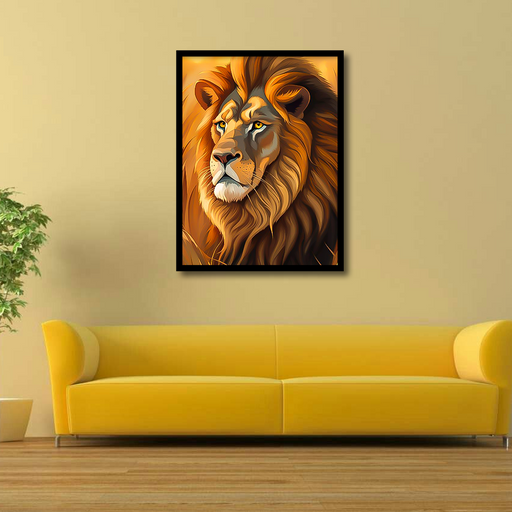 Lion King Canvas Frame