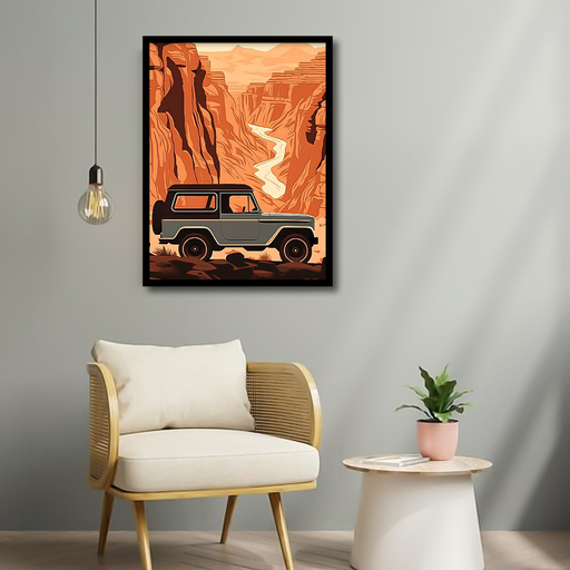 Jeep Offroad Canvas Frames