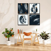 MUET Hand Painted Watercolor (4Panel) Wall Art