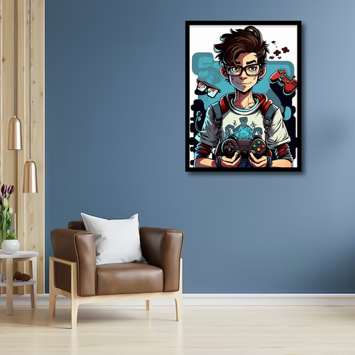 Gamer Boy Canvas Frames