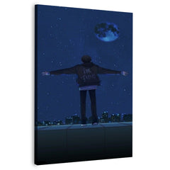 Sleeping Boy Animated Poster | Wall Art