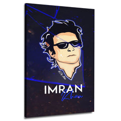 Imran Khan AI Sketch Wall Art