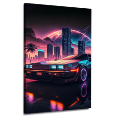 Premium Canvas | Retro futuristic | Wall Art
