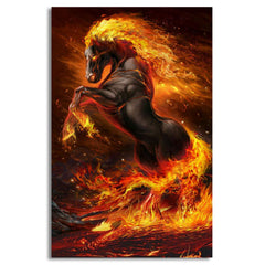 Flame Horse | Wall Art