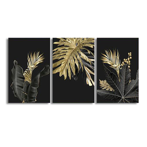 Set of 3 Golden Tropical Botany Luxury Nordic Bundle