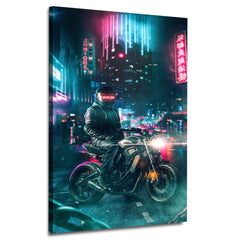 Motorcycle Helmet Rider | Wall Art