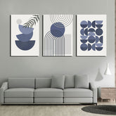 Abstract Trendy Geometric Patterns Bundle (3panel) | Wall Art