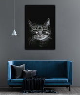 Cat With Glasses | Wall Art