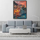 Cinque Terre Manarola Italy Wall Art
