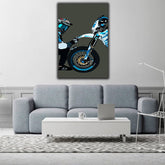 Crazy Bike Rider | Wall Art