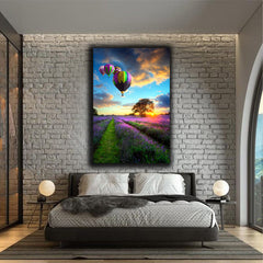 Faraway Lavender Balloon | Wall Art