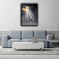 Flying Dove, Sunlight Wall Art