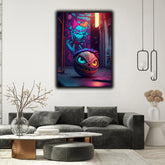 Halloween pumpkin Basketball | Wall Art