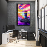Harbor Sunset From The Lighthouse | Wall Art