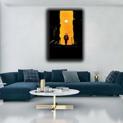 Joker On Stairs | Movie Poster Wall Art