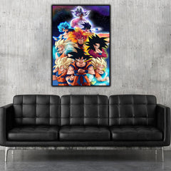 Kingdom Of Anime - King Goku | Wall Art