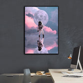 Man on Moon | Wall Art
