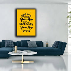 Motivation Quote | Don't Stop | Wall Art