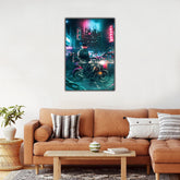 Motorcycle Helmet Rider | Wall Art