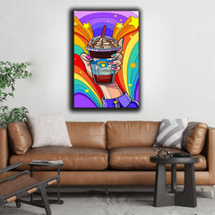 Multicolor Ice Cream Canvas | Wall Art