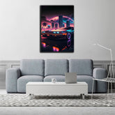 Premium Canvas | Retro futuristic | Wall Art