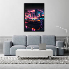 Premium Canvas | Retro futuristic | Wall Art