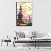 Premium Canvas | Statue of liberty | Wall Art