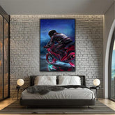 Retrowave Biker - Jun Design | Wall Art