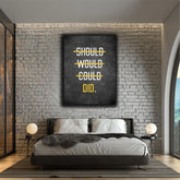 "Should Would CouldDID" Canvas | Wall Art