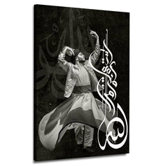 Sufi Arabic Typography Canvas | Wall Art