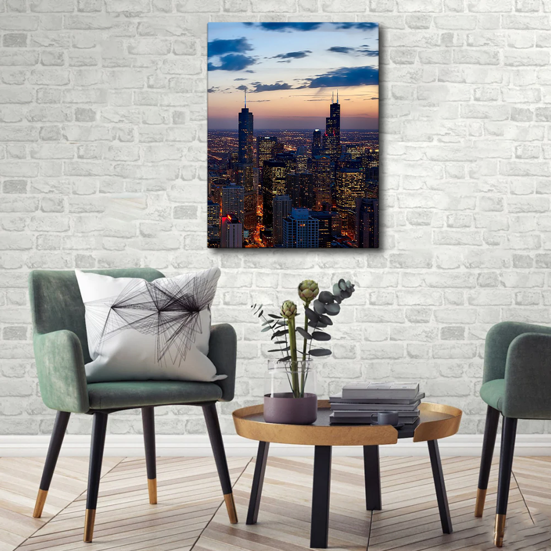 Chicago City scape Canvas | Wall Art