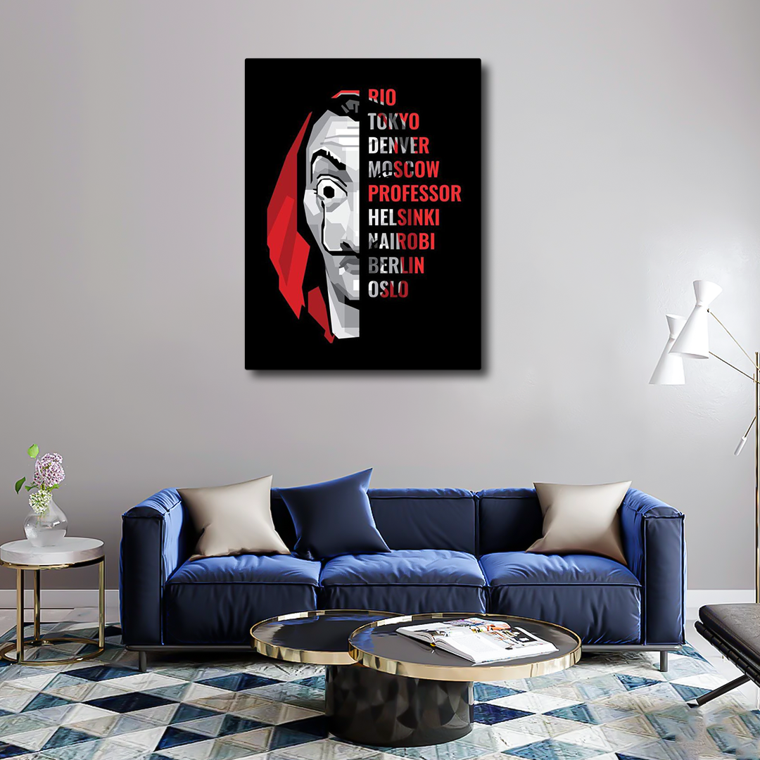 Money Heist Canvas Frames Wall Art