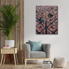 Barcelona City in Spain Canvas Frames Wall Art