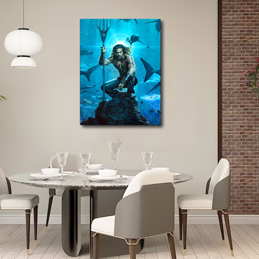 Aquaman Canvas Frames Wall Art