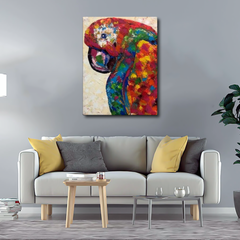 Abstract Parrot Bird Canvas Frames Wall Art