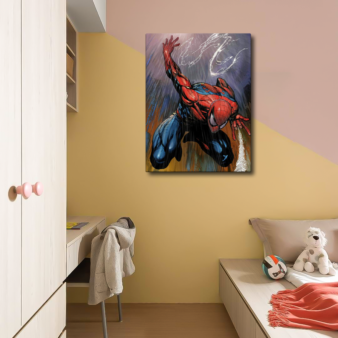 SpiderMan Artwork Canvas Frames Wall Art