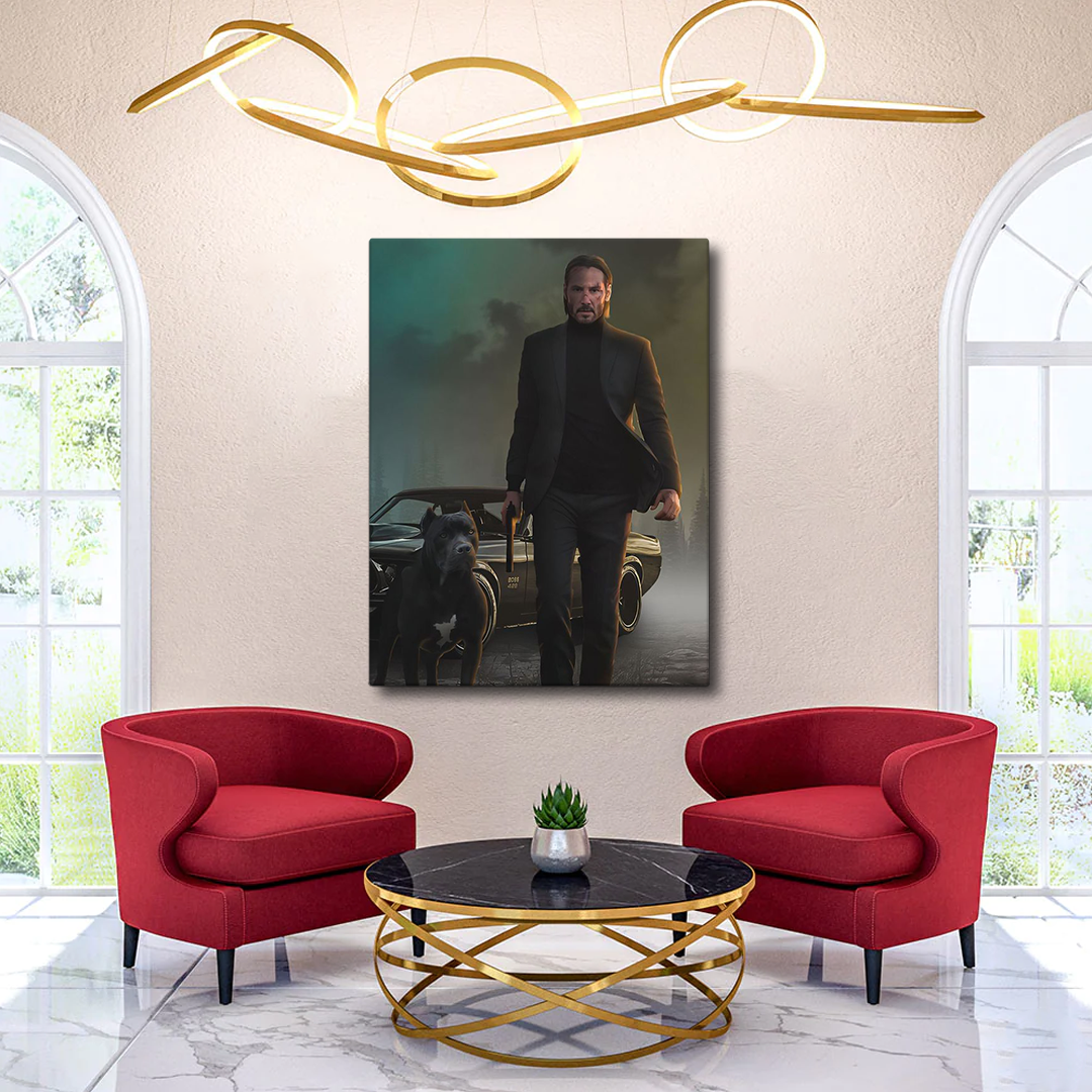 John Wick The Game Changer Canvas Frames Wall Art