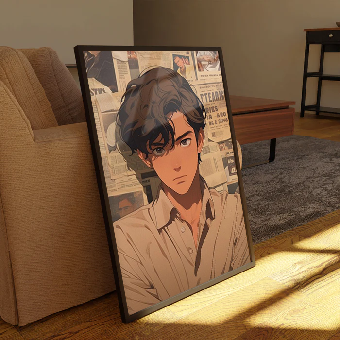 Anime Boy Canvas Frames Wall Art