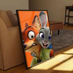 Linrry Zootopia Canvas Frames Wall Art