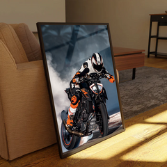 KTM790 Super Bike Rider Canvas Frames Wall Art